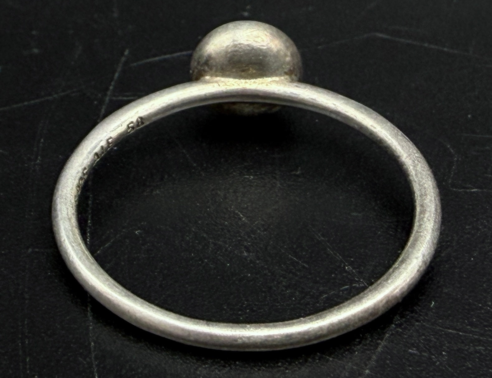 Pandora - Vintage Sterling Silver Rock Crystal Ring - Size 8.25