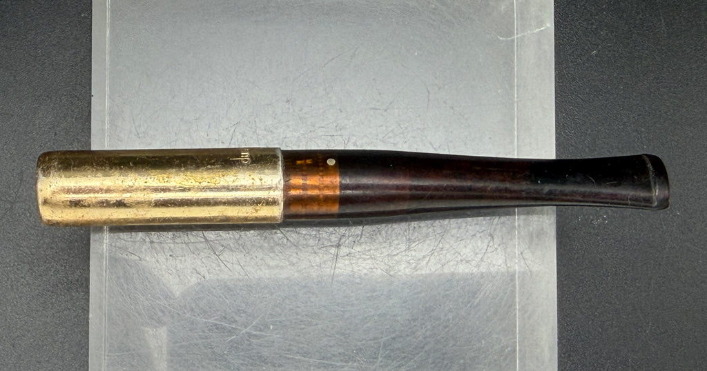 Dunhill - Vintage "Denicotea" Gold Plated Cigarette Holder with Amber Stem