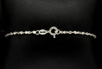 Vintage Italian Sterling Silver Tinsel Link Bracelet - 7.25"