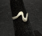 Vintage Sterling Silver Adjustable Size Ring - Size 3.75+
