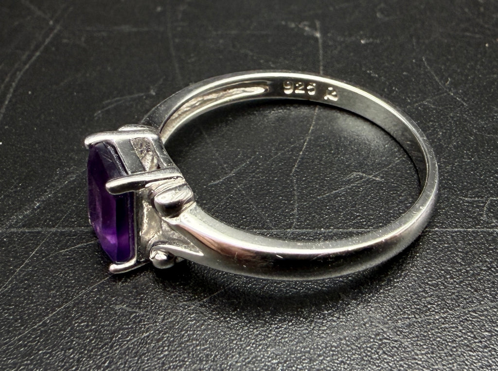 Ross-Simons - Vintage Sterling Silver Amethyst Ring - Size 8