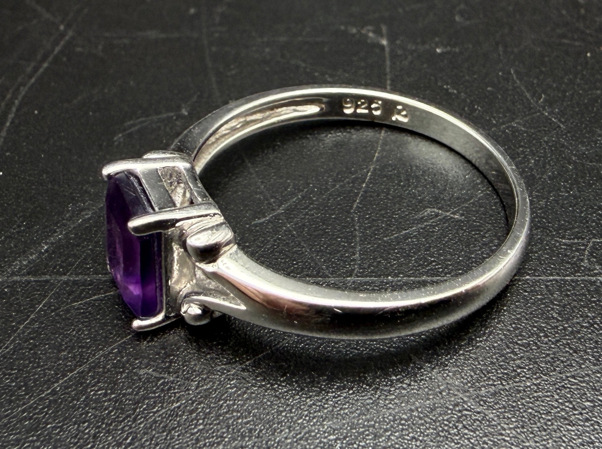 Ross-Simons - Vintage Sterling Silver Amethyst Ring - Size 8