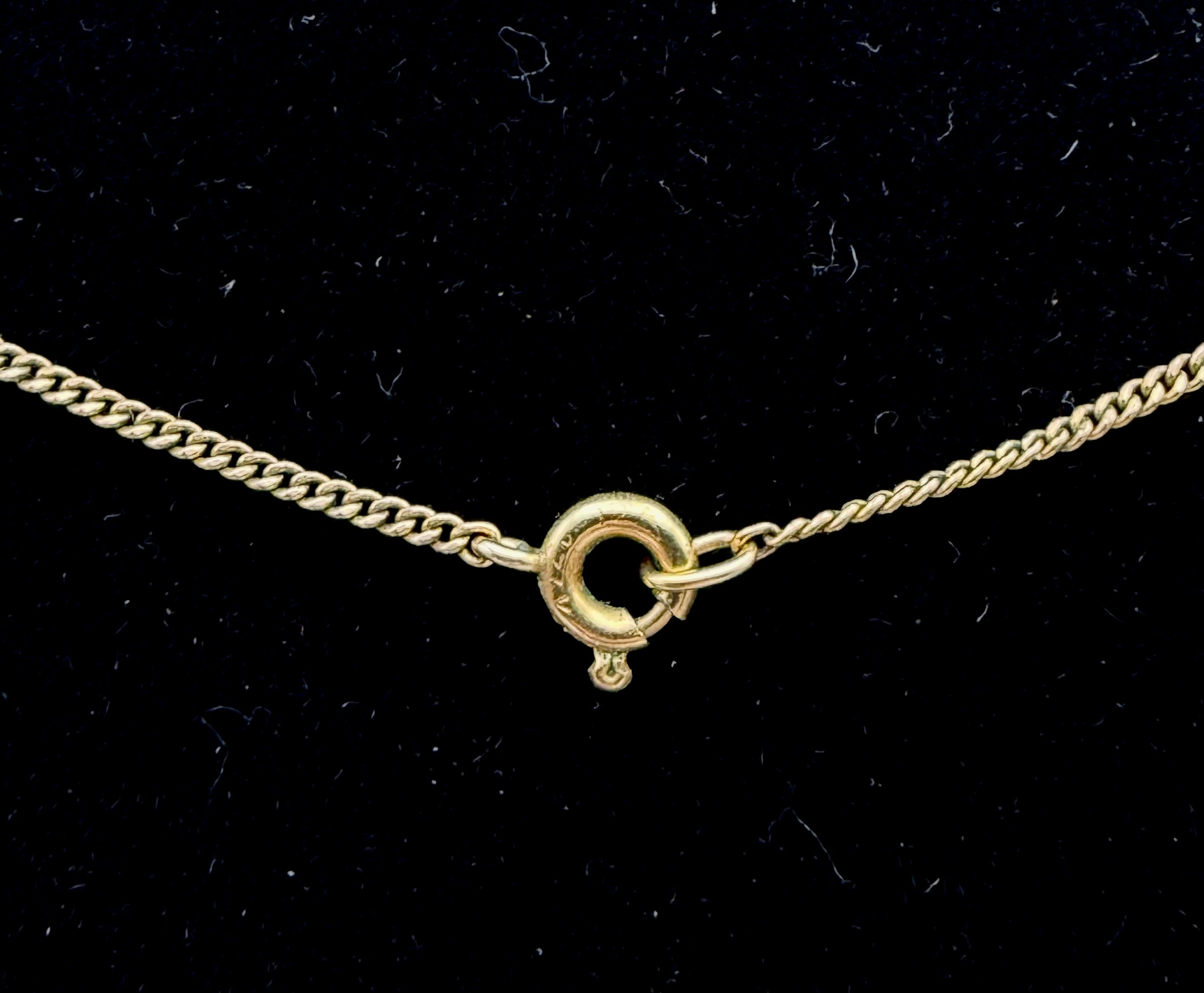 Vintage 12k Gold Filled Chain Necklace - 18"