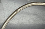 Vintage Sterling Silver Open Bangle Bracelet