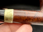 Vintage BBB Quaint A Handmade Estate Pipe - Rare WDC Silver Band