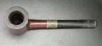 Loewe & Co. - Vintage Poker Style Smoking Pipe with Sterling Silver Band