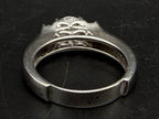 Vintage Sterling Silver Cubic Zirconia Ring - Size 6.25
