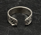 Vintage Handmade Sterling Silver Adjustable Size Toe Ring