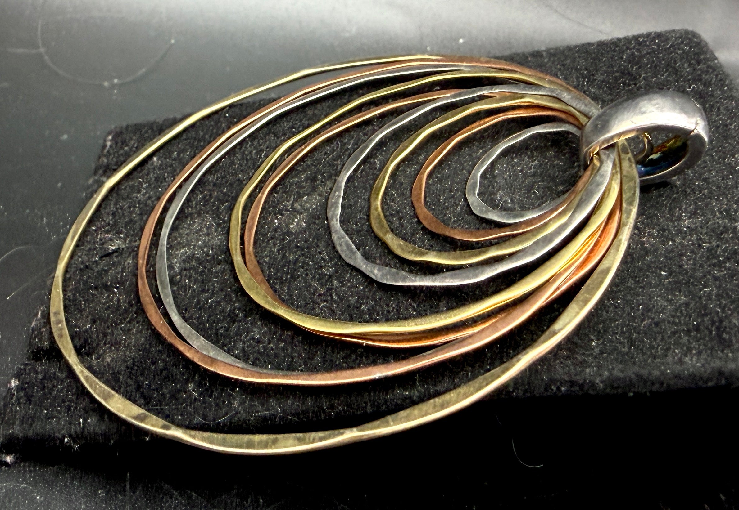 RLM Studio - Vintage Mixed Metals Hoops Pendant