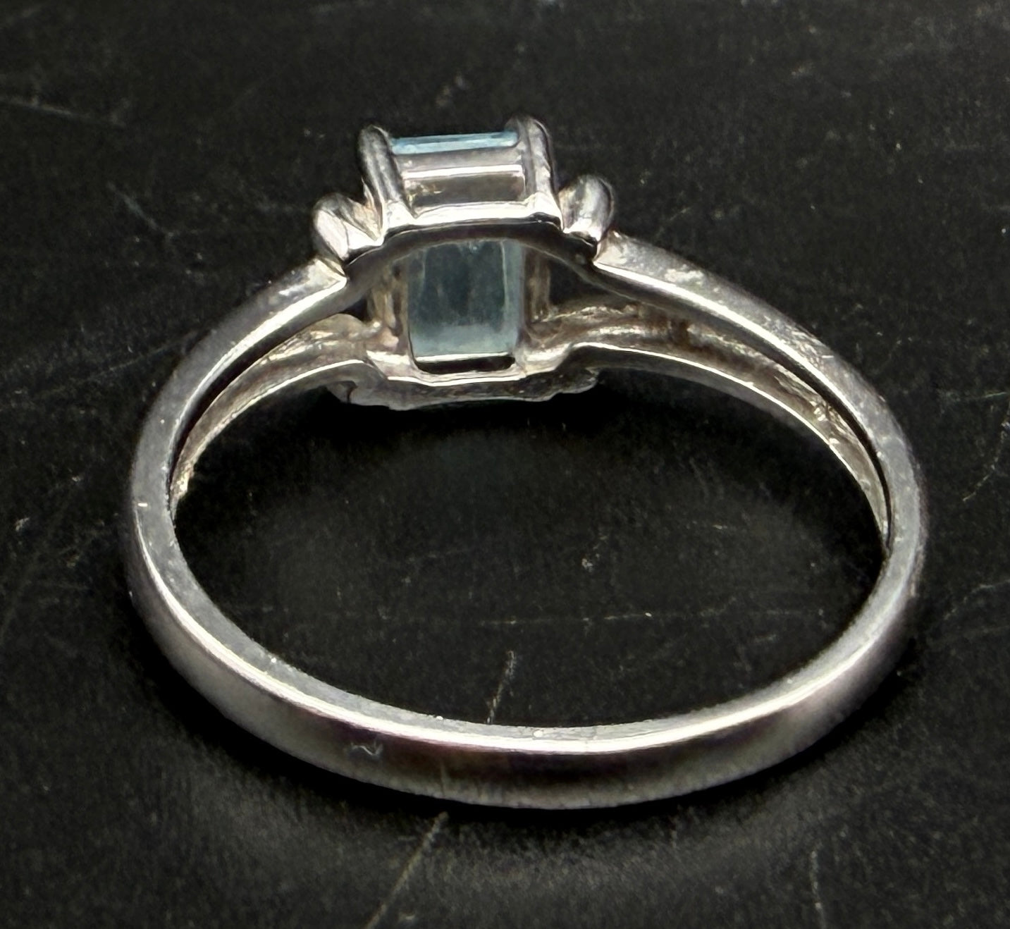 Ross-Simons - Vintage Sterling Silver Blue Topaz Ring - Size 8