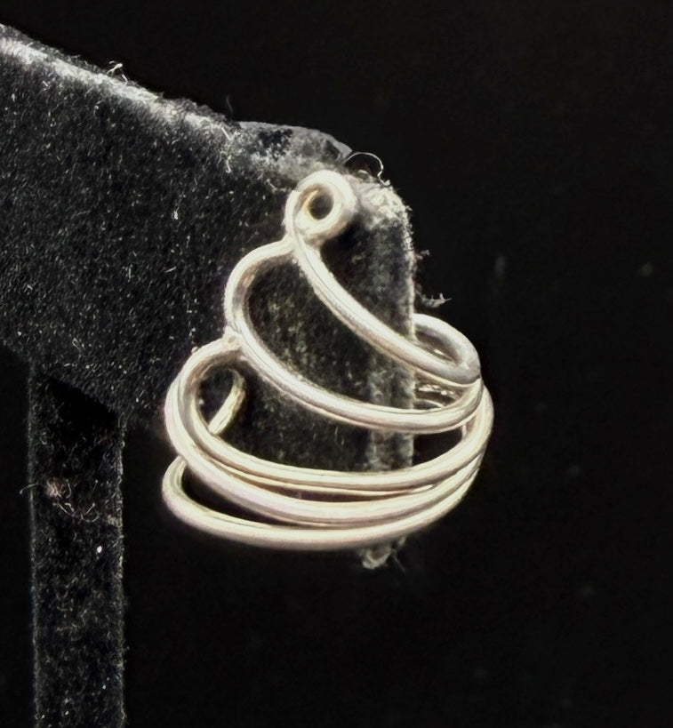 Sterling Silver Wire Ear Cuff