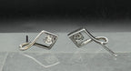 Vintage Sterling Silver and Crystal Earrings