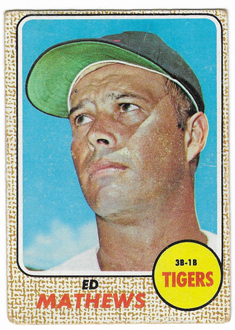 Ed Matthews - 1968 Topps Baseball Card