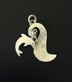 Vintage Handmade Sterling Silver Dolphin Charm/Pendant