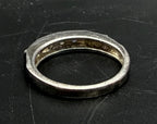 Ross-Simons - Vintage Sterling Silver CZ and Enamel Ring - Size 6