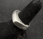 Vintage Handmade Sterling Silver Mexican Ring with Adjuster - Size 5 to 6.5