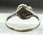 Vintage Handmade Turquoise Sterling Silver Ring - Size 8