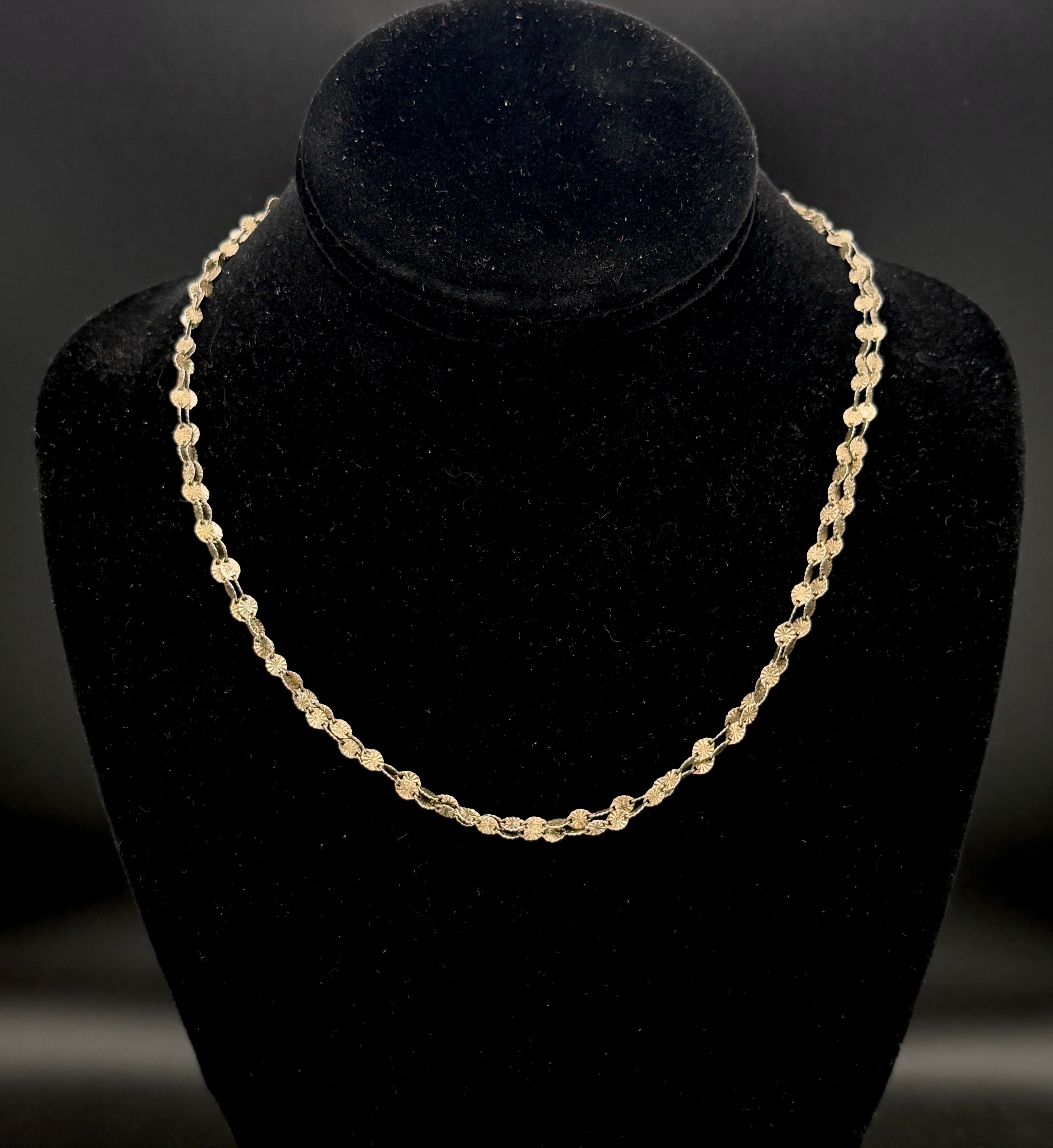 Milor - Vintage Three Feet Long! 950 Silver Italian Unique Link Chain Necklace - 36"