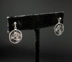 Vintage Sterling Silver Horse Head Dangle Earrings
