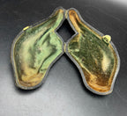 Antique Meerschaum Estate Pipe - Horse & Wolf Motif with Fitted Case and Amber Stem