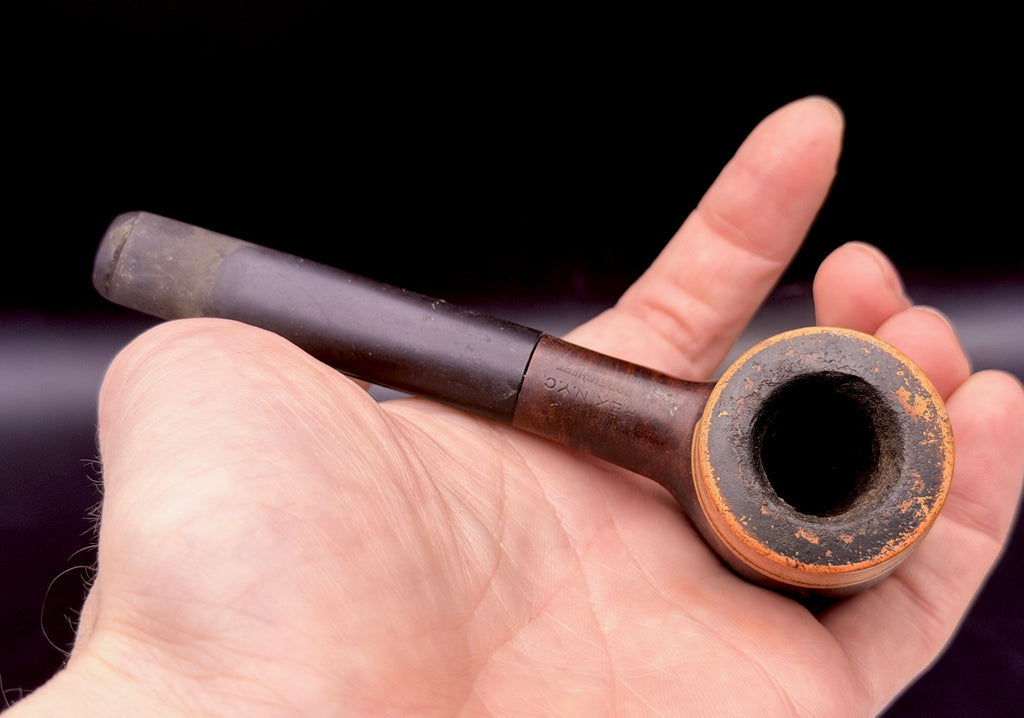 Rare REX N.Y.C. / DR REICHERT Meerschaum-Lined Briar Estate Pipe | Barclay-Rex NYC