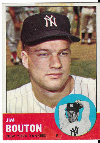 Jim Bouton - 1963 Topps Baseball Card