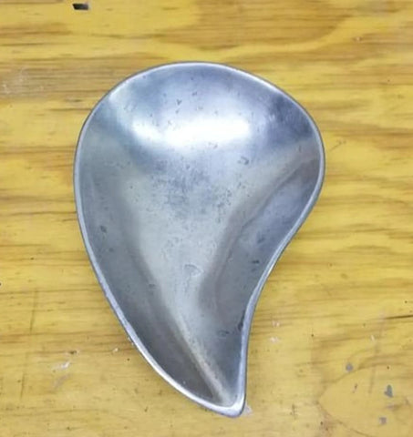 Vintage Metal Teardrop Bowl