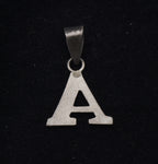 Vintage Handmade Sterling Silver A Pendant