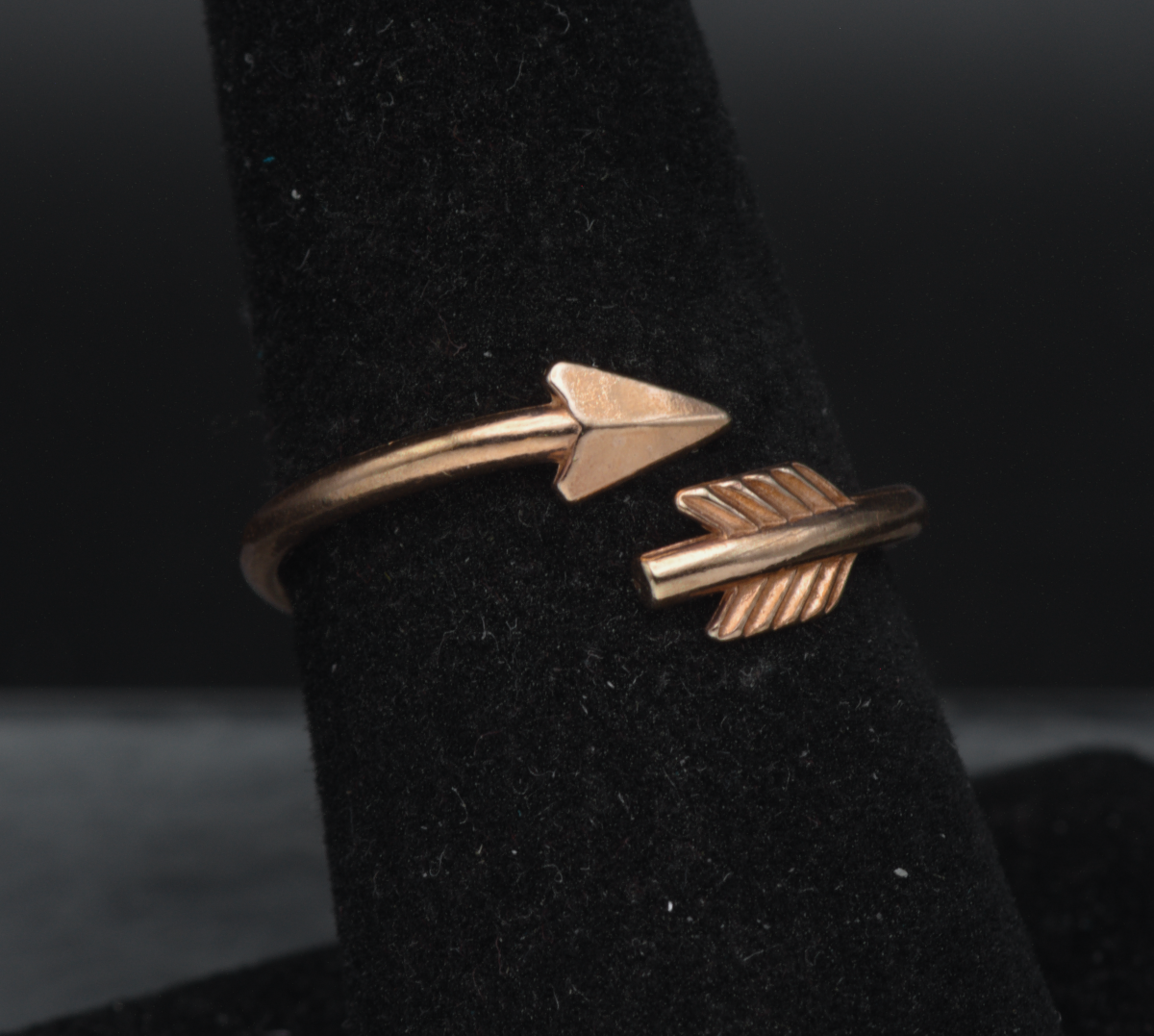 Alex and Ani - Vintage Sterling Silver Copper Tone Arrow Band - Size 7+