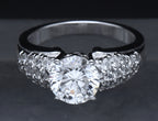 Diamonique - Sterling Silver Cubic Zirconia Ring