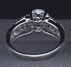 Diamonique - Sterling Silver Cubic Zirconia Ring