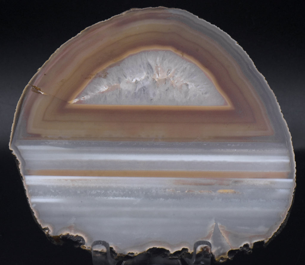 Polished Waterline Agate Slice - 119g