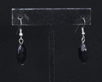 Vintage Faux Amethyst Bead Dangle Earrings