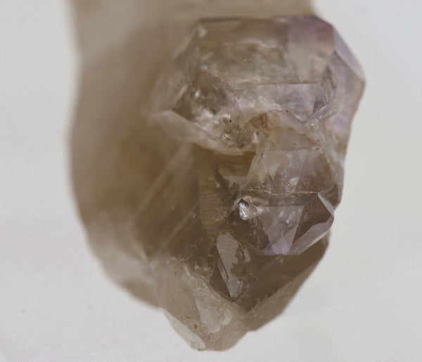 Amethyst Scepter on Smoky Quartz Crystal - Greece