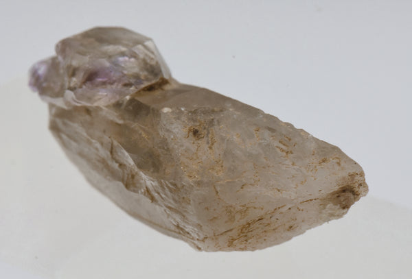 Amethyst Scepter on Smoky Quartz Crystal - Greece