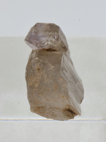 Amethyst Scepter on Smoky Quartz Crystal - Greece