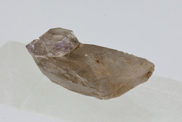 Amethyst Scepter on Smoky Quartz Crystal - Greece