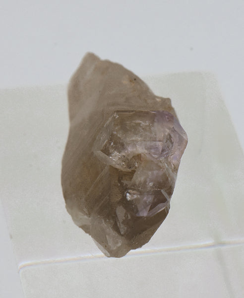 Amethyst Scepter on Smoky Quartz Crystal - Greece