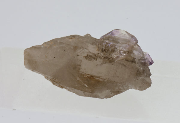 Amethyst Scepter on Smoky Quartz Crystal - Greece