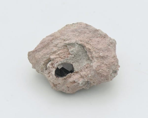 Almandine Garnet with Quartz Druze in Matrix - Nevada, USA