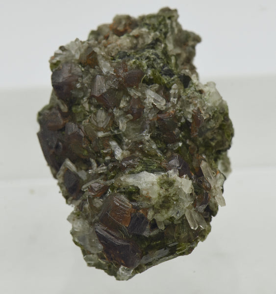 Andradite Garnet, Calcite and Quartz Crystals Mineral Specimen - Greece