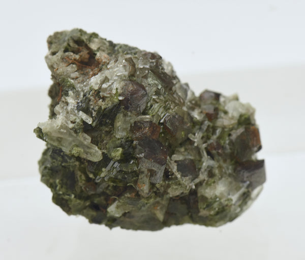 Andradite Garnet, Calcite and Quartz Crystals Mineral Specimen - Greece