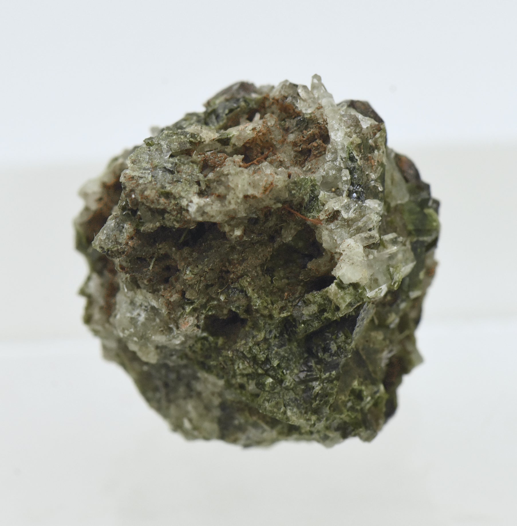 Andradite Garnet, Calcite and Quartz Crystals Mineral Specimen - Greece