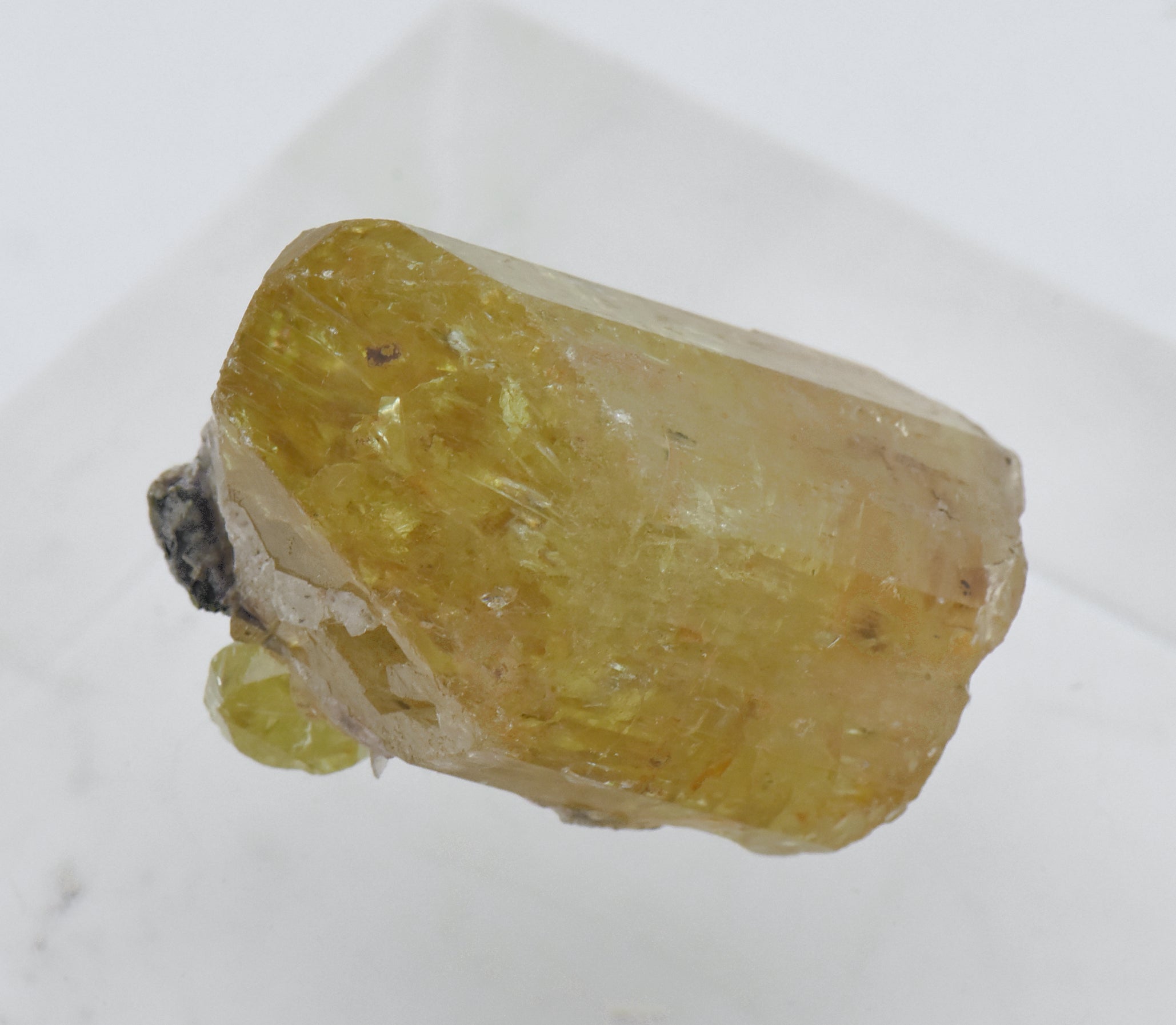 Stunning Yellow Fluorapatite Crystal Mineral Specimen - Mexico