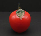 Vintage Handmade Art Glass Apple