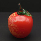 Vintage Handmade Art Glass Apple