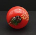 Vintage Handmade Art Glass Apple