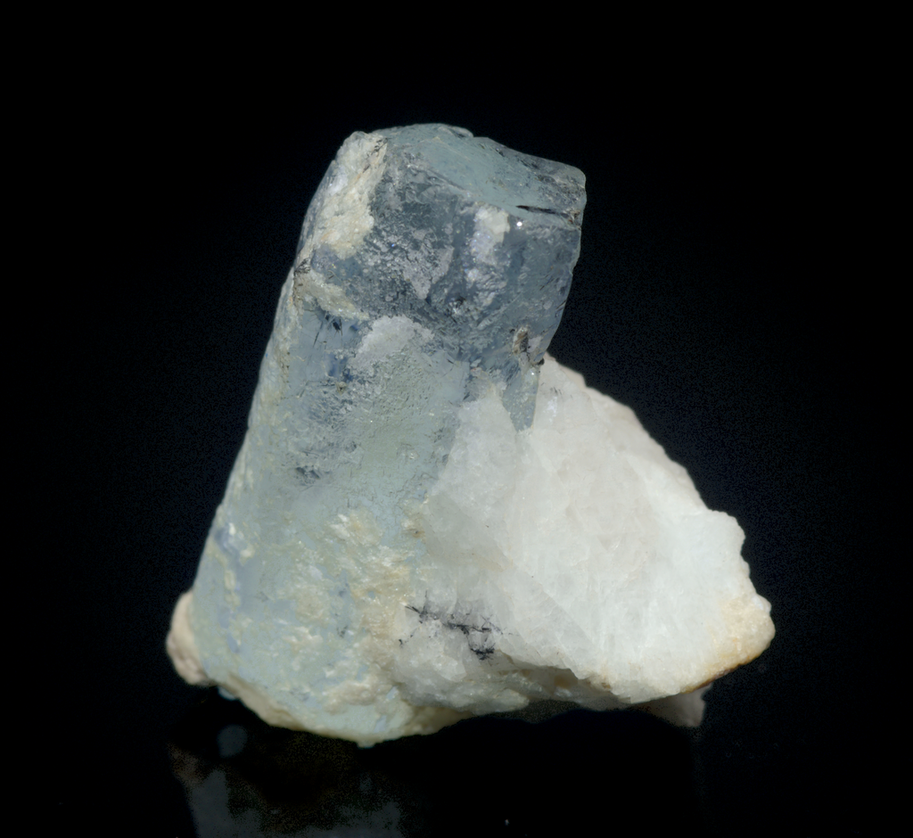 Etched Aquamarine Crystal Mineral Specimen - 15g