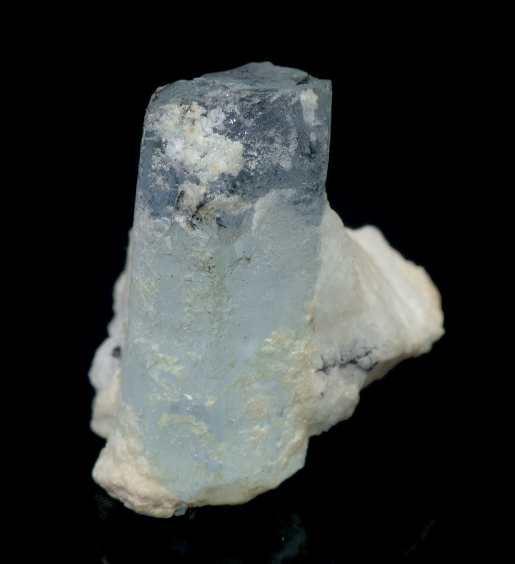 Etched Aquamarine Crystal Mineral Specimen - 15g