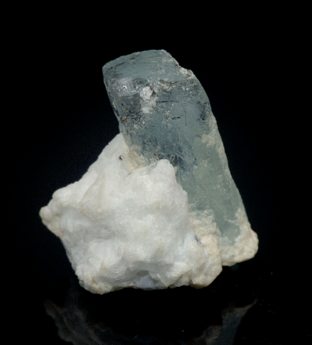 Etched Aquamarine Crystal Mineral Specimen - 15g